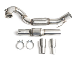CTS TURBO MK6/MK7 JETTA SE 1.4T, MK7 GOLF 1.4TSI 3″ DOWNPIPE with High Flow Cat
